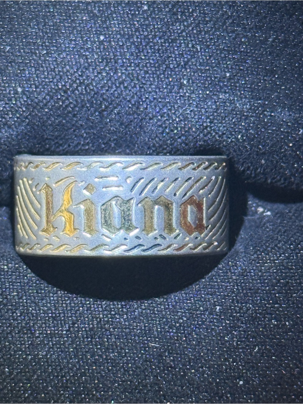 Silver‎ tone and Gold tone “ KIANA” Ring